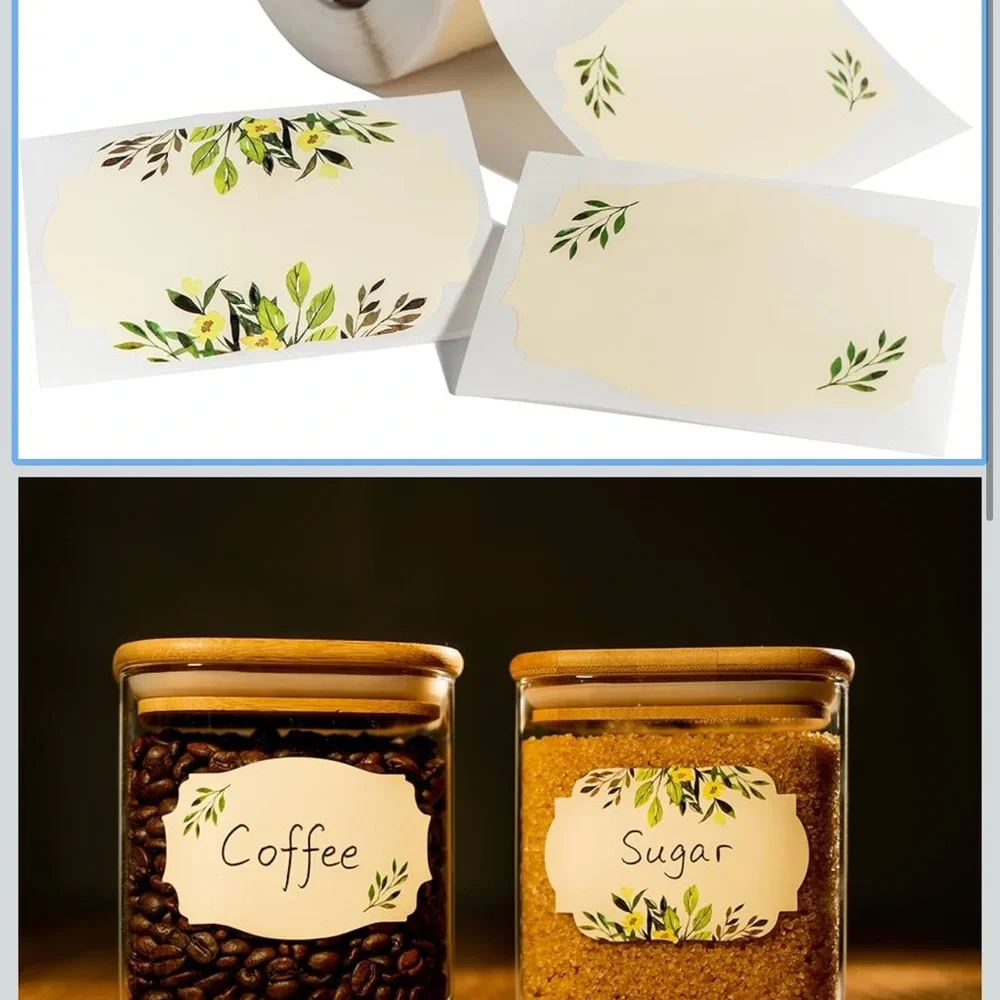 Elegant Cream and Green Leaf Party Napkins